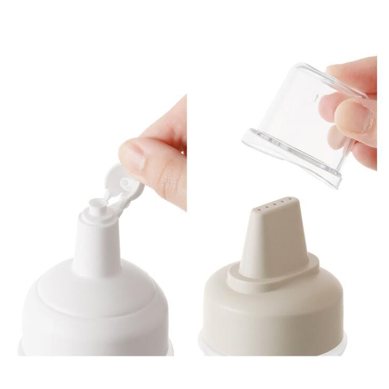 Bình Đựng Gia Vị 5 Lỗ Dạng Bóp 350ml Có Vòi Nhựa