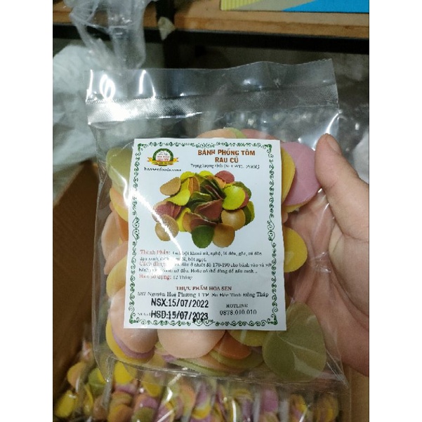 Bánh Phồng Tôm Chay Rau Củ 200g