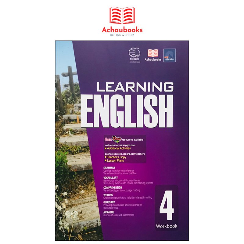 Sách Learning English Á Châu Books làm chủ tiếng anh bậc tiểu học