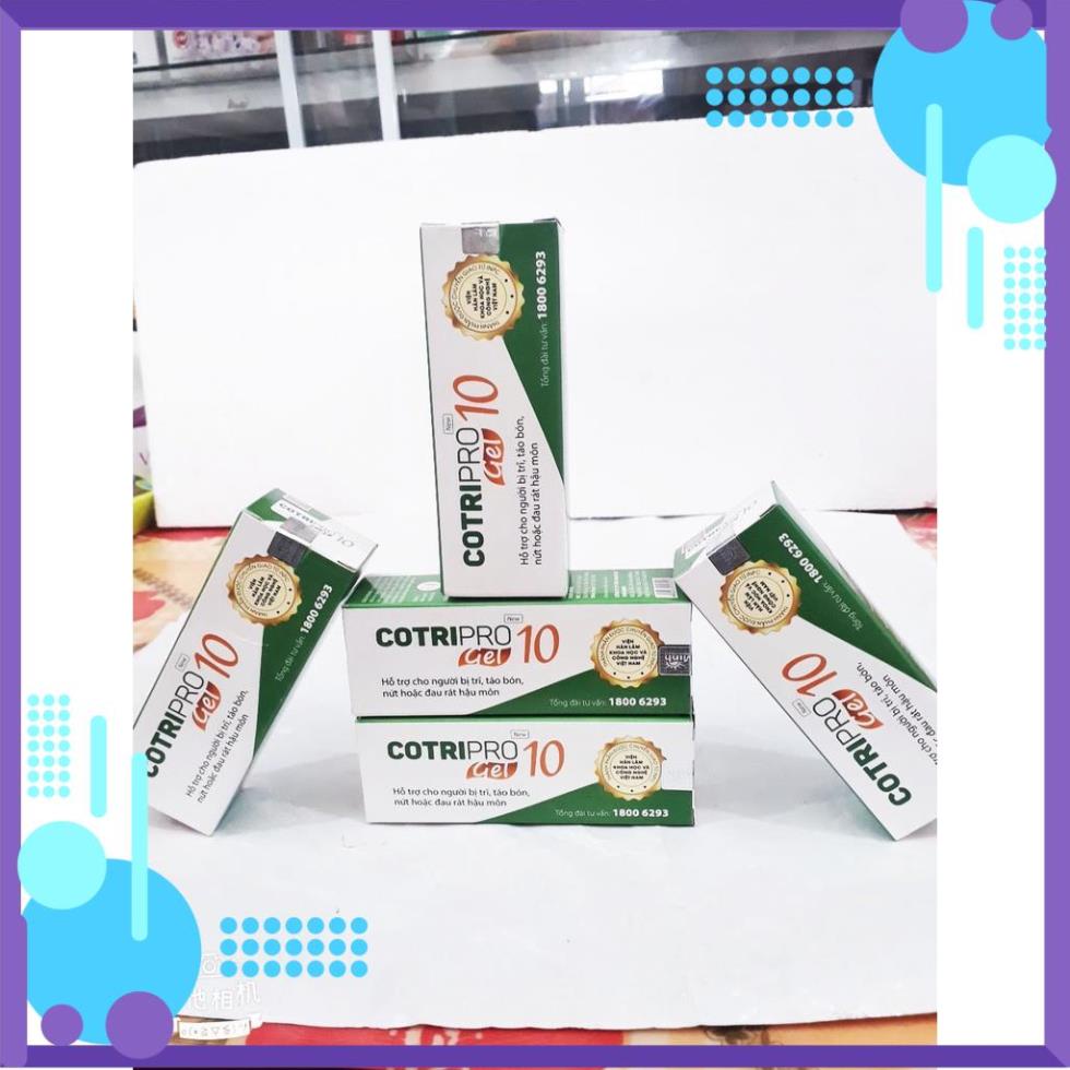 Mỡ bôi trĩ COTRIPRO GEL, hỗ trợ cho người bị trĩ, táo bón, nứt, hoặc đau rát hậu môn