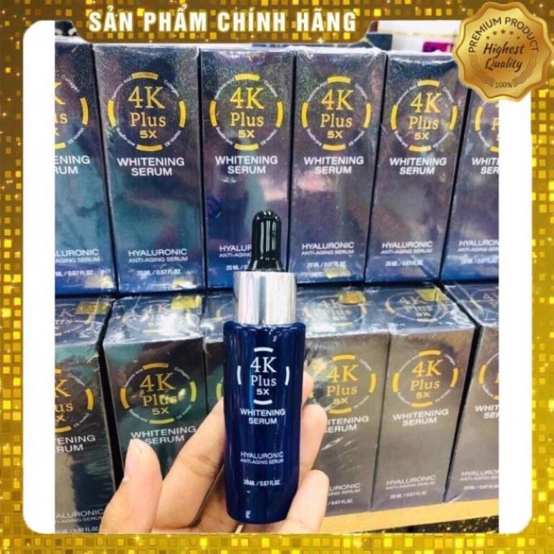 Serum 4K Plus 5X SIÊU DƯỠNG TRẮNG DA Thái Lan