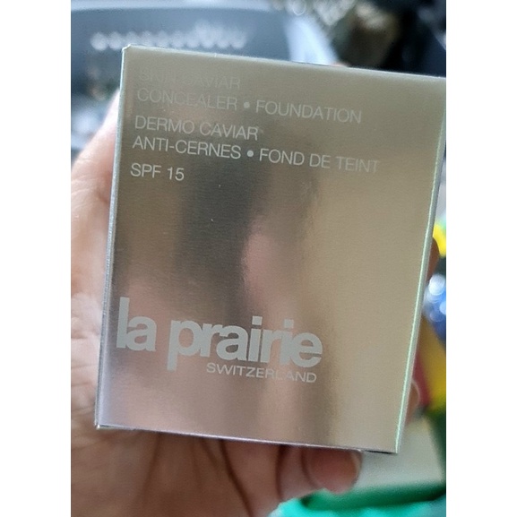 Xả kho Kem nền La Prairie Skin Caviar Concealer Foundation SPF 15 che phủ mọi khuyết điểm tặng vial