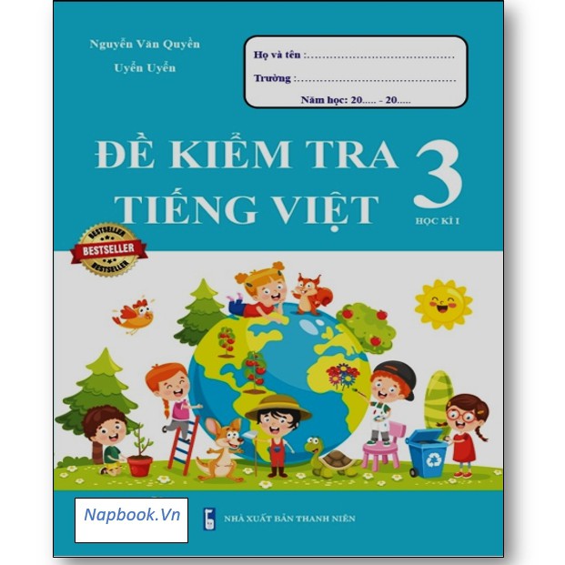 Sách - Đề Kiểm Tra Tiếng Việt 3 - Học Kì 1 (1 cuốn)