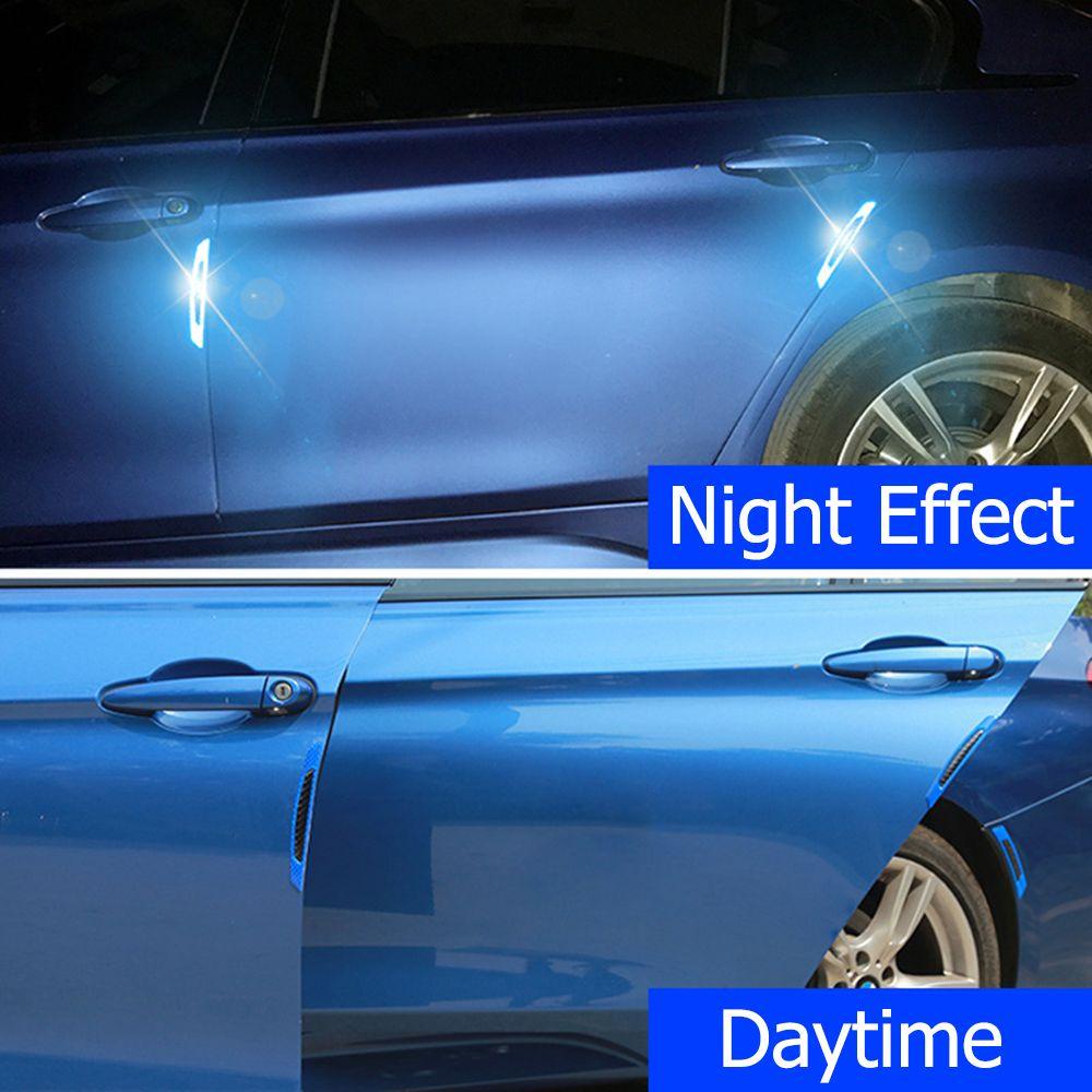 JONYE Bộ 4 Miếng Dán Phản Quang Cảnh Báo An Toàn Cho Xe Hơi