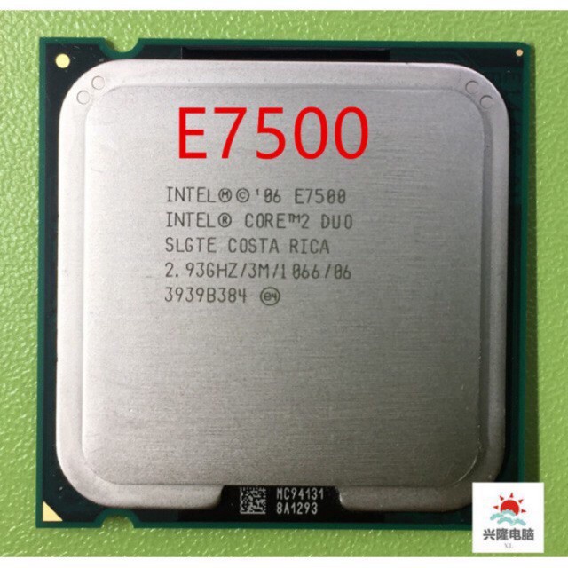 Cpu core 2 duo e7200 e7300 e7400 e7500 socket 775 thanh lý