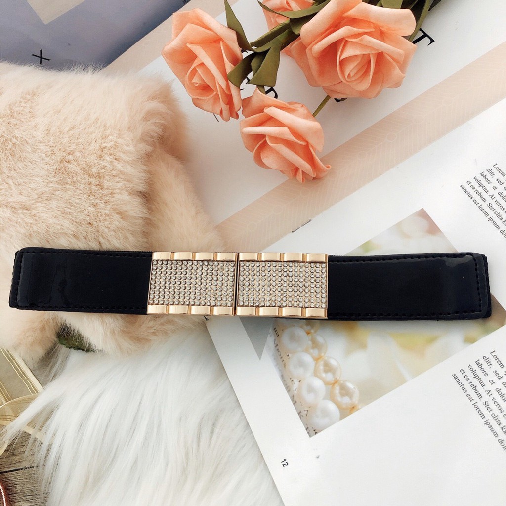 dây nịt belt mặc đầm bản xoàn nhuyễn 3cm
