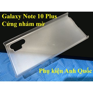 Ốp lưng Sam sung Note 10/ Note 10 plus nhựa CỨNG NHÁM MỜ