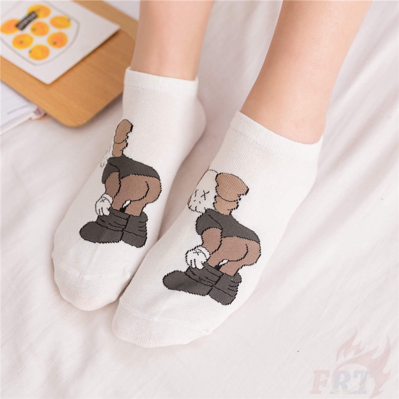 ×× Kaws Ankle Socks ×× H&amp;Q Comfortable Socks Cotton Socks Fashion Cartoon Unisex Socks Lovers Sox