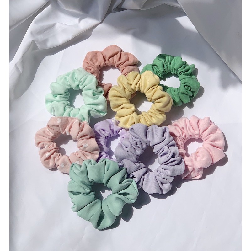 [Mã SKAMLTSM9 giảm 10% đơn 99K] scrunchies by Tím (lb15 phần 2)