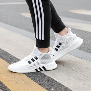 [Flash Sale - Full Box] Giày EQT trắng vạch đen