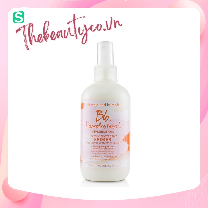 Xịt chống nhiệt bảo vệ tóc Bumble & Bumble Hairdresser's Invisible Oil Heat/Uv Protective Primer 250ml
