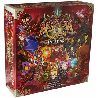 Trò chơi board game chiến đấu Arcadia Quest: Inferno dành cho 2-4 người