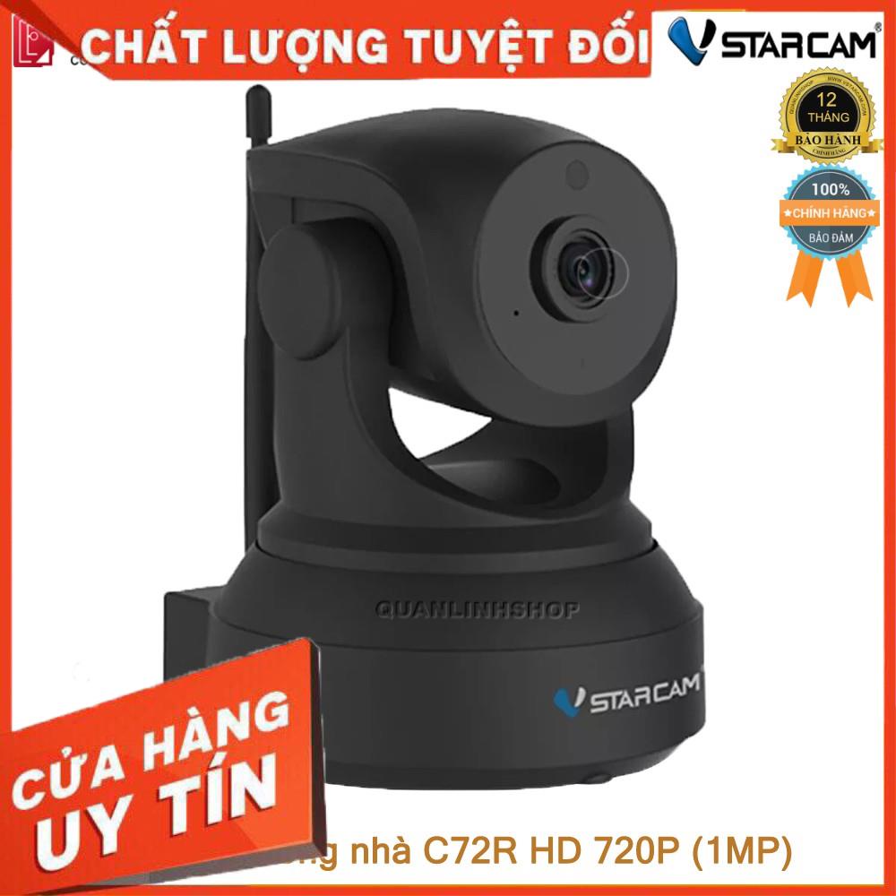 (giá khai trương) Camera giám sát Wifi IP hồng ngoại ban đêm Vstarcam C72R HD 720P (1MP) kèm thẻ 32GB