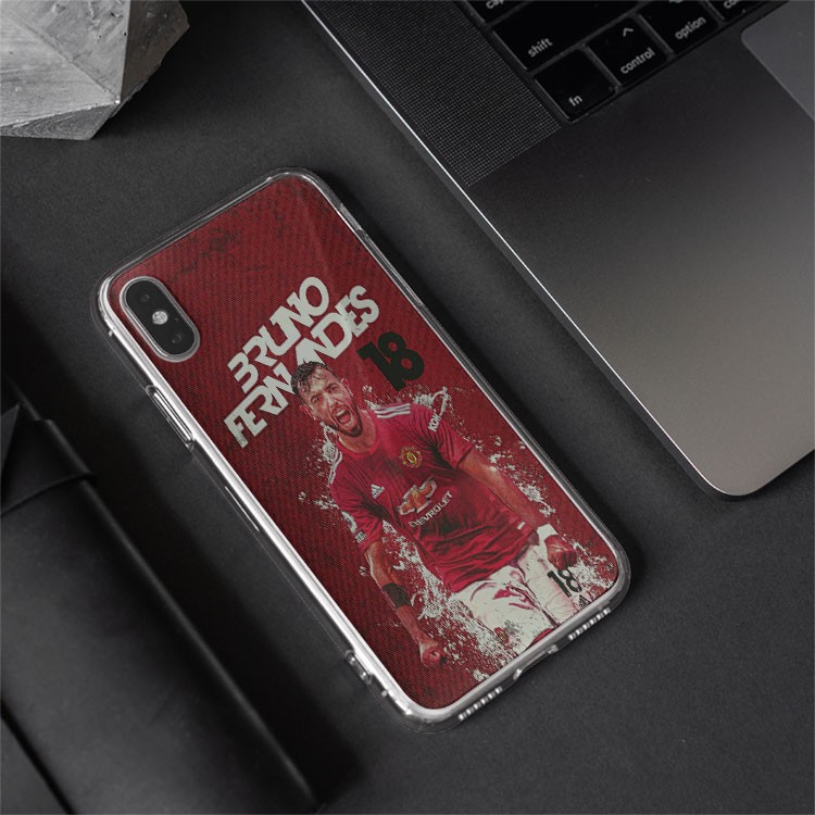 Ốp lưng ốp Iphone Bruno Fenandes Manchester United độc đáo từ 6 đến 12 MAN20210350