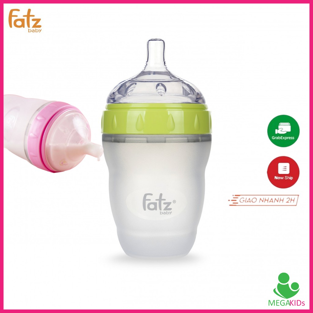 BÌNH SỮA SILICON FATZ BABY 180MLl/240ML