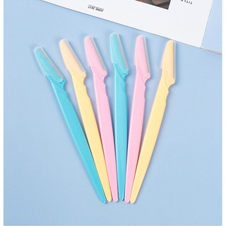 Dụng Cụ Cạo Lông Mặt - Set 10 Dao Cạo Chân Mày, Cạo Lông Đa Năng LD041