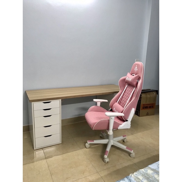 Ghế gaming Warrior Màu Hồng WGC206 - Hàng nhập khẩu chính hãng