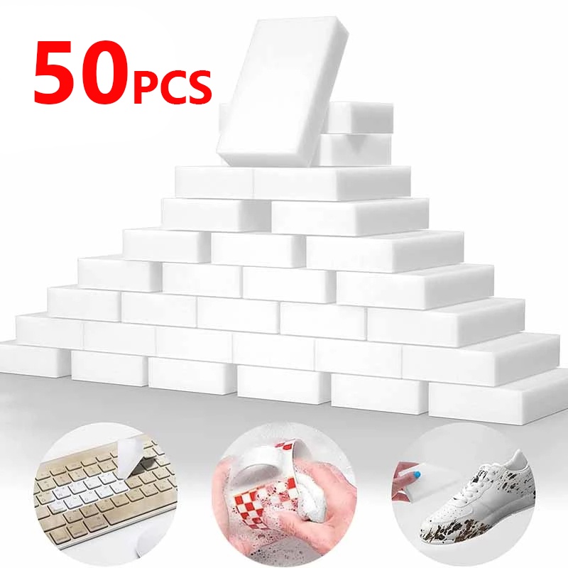 Set 50 Miếng Bọt Biển Rửa Chén Đa Năng Tiện Dụng