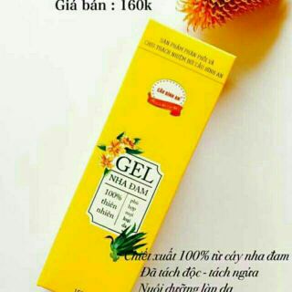 Gel nha đam dưỡng ẩm da mùa khô cực phê Cầu Bình An