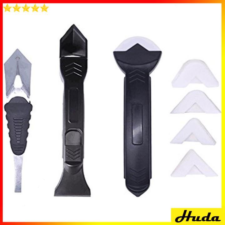 Bộ dụng cụ miết silicon làm mạch keo silicone 8 món - đồ làm mộc