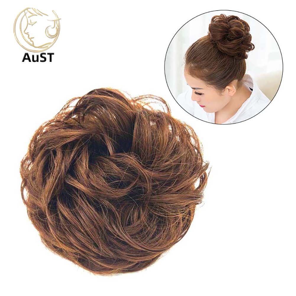 Búi Tóc Giả Uốn Xoăn Gợn Sóng Cho Nữ