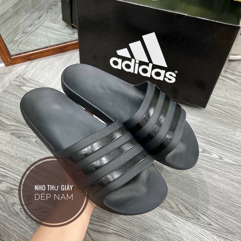 Dép adidas nam siêu cấp , dép cao su non quai liền thể thao nam kèm hộp