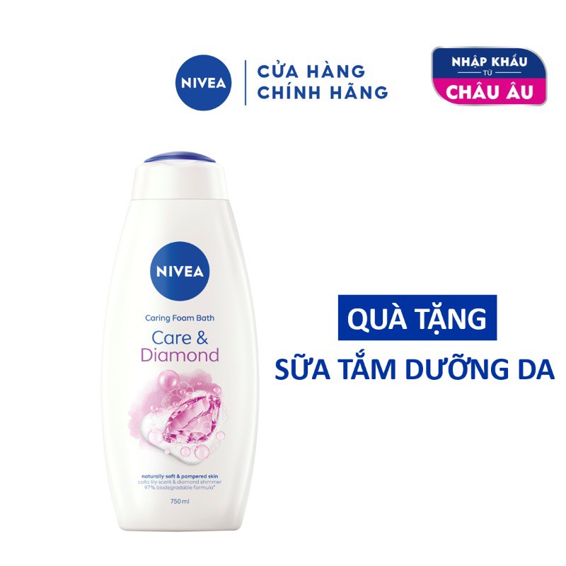 Sữa tắm Dưỡng da NIVEA Hương hoa Care & Diamond 750ml