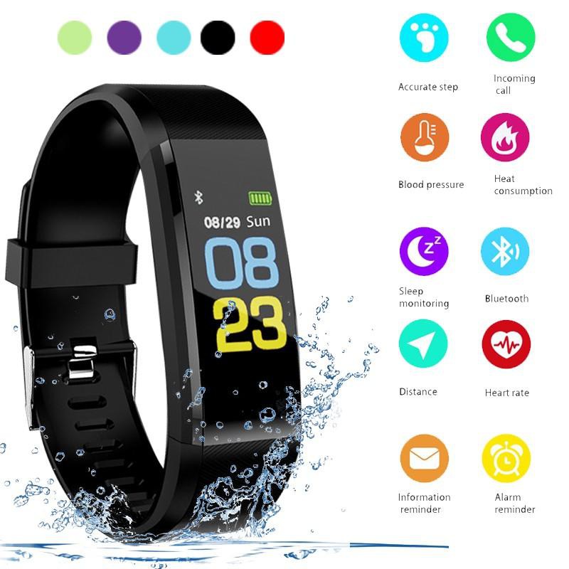 Đồng hồ thông minh theo dõi sức khỏe, đo nhip tim, xem tin nhắn nhận cuộc gọi