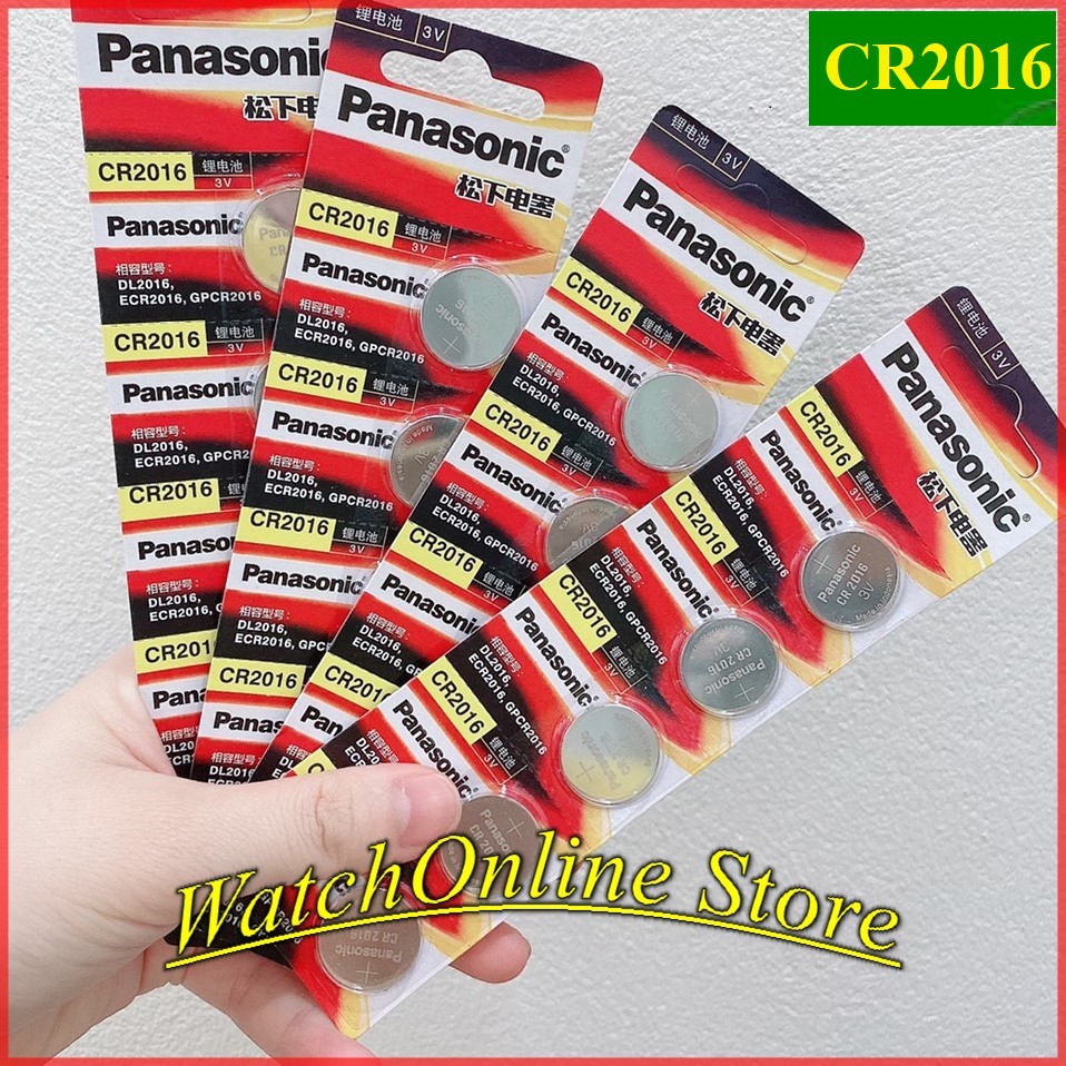 Pin Cúc Áo Panasonic CR2016 3V Lithium