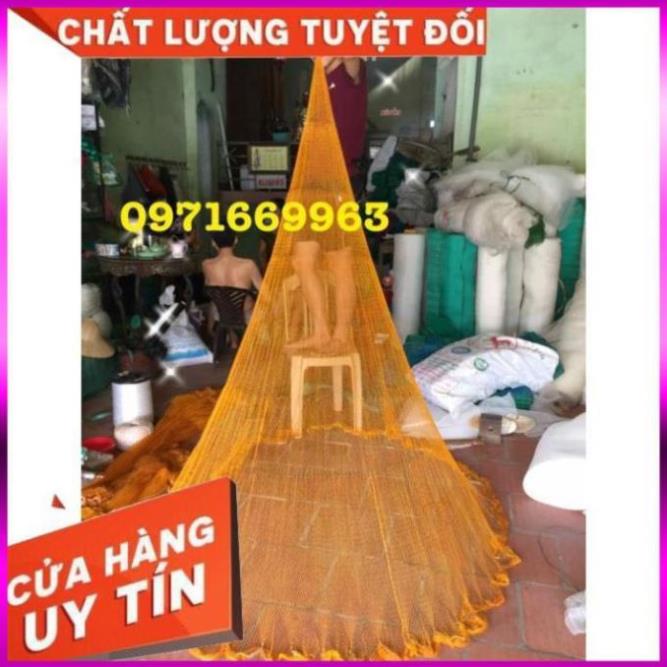 ⭐  Chài ĐÁNH CÁ BẰNG DÙ GIA CÔNG Bắt Tép,Bắt Cá Gia Công Tay Hàng Chất Lượng Bung 5M Nặng 3KG ( TẶNG DÂY 5M )