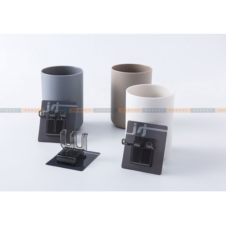 Móc treo bàn chải đánh răng dán tường có cốc kèm theo