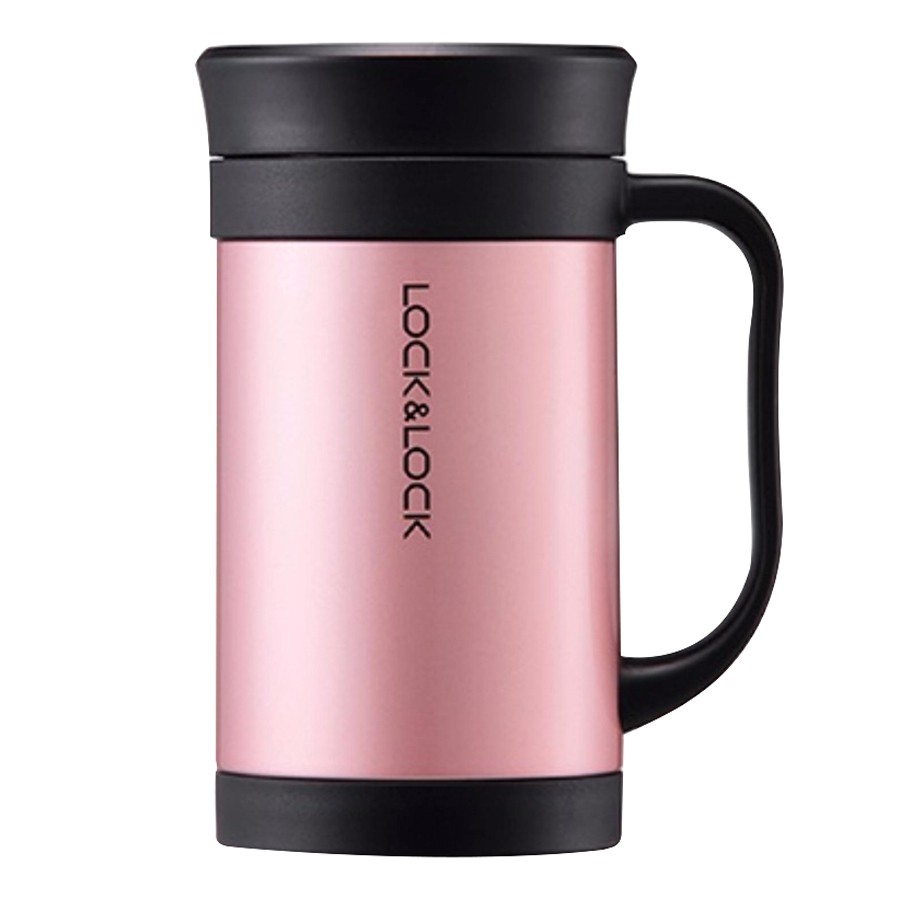 Ly Giữ Nhiệt Lock&Lock Filter Coffee Mug LHC4029 (400ml) - Vàng hồng