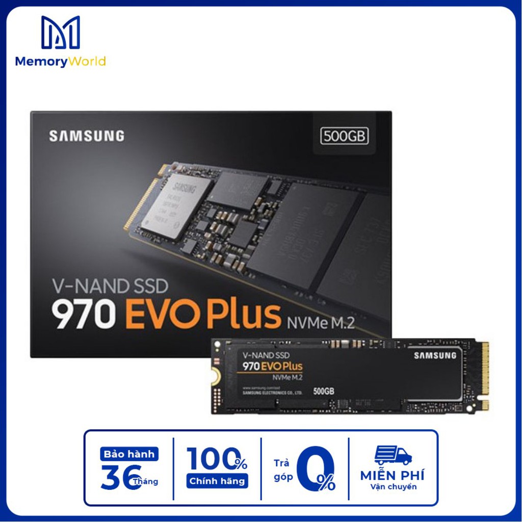 Ổ cứng SSD Samsung 970 Evo Plus 500GB M.2 NMVE PCIe 3x4 Hãng - YourMemoryWorld | BigBuy360 - bigbuy360.vn