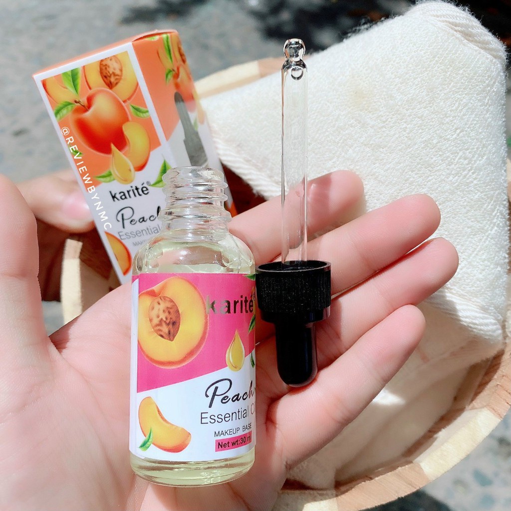 Tinh Dầu Lót Nền Trang Điểm Hương Đào Essential Oil makeup Base Karite Peach | BigBuy360 - bigbuy360.vn