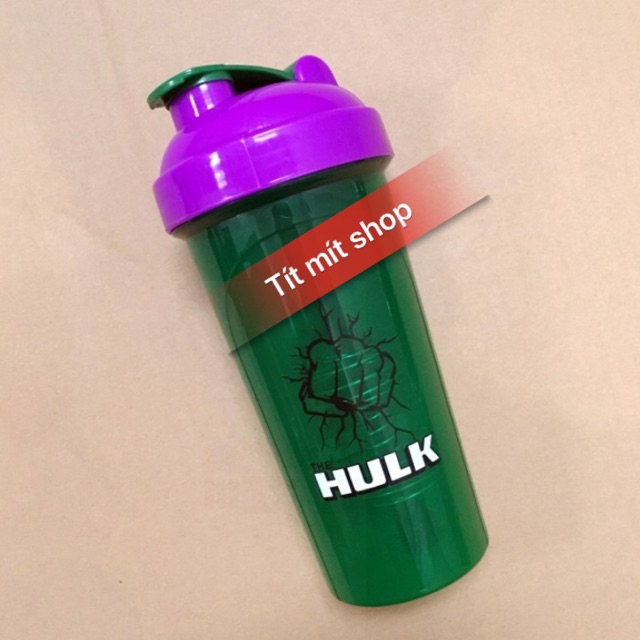 Bình nước - Bình lắc nhựa thể thao HULK