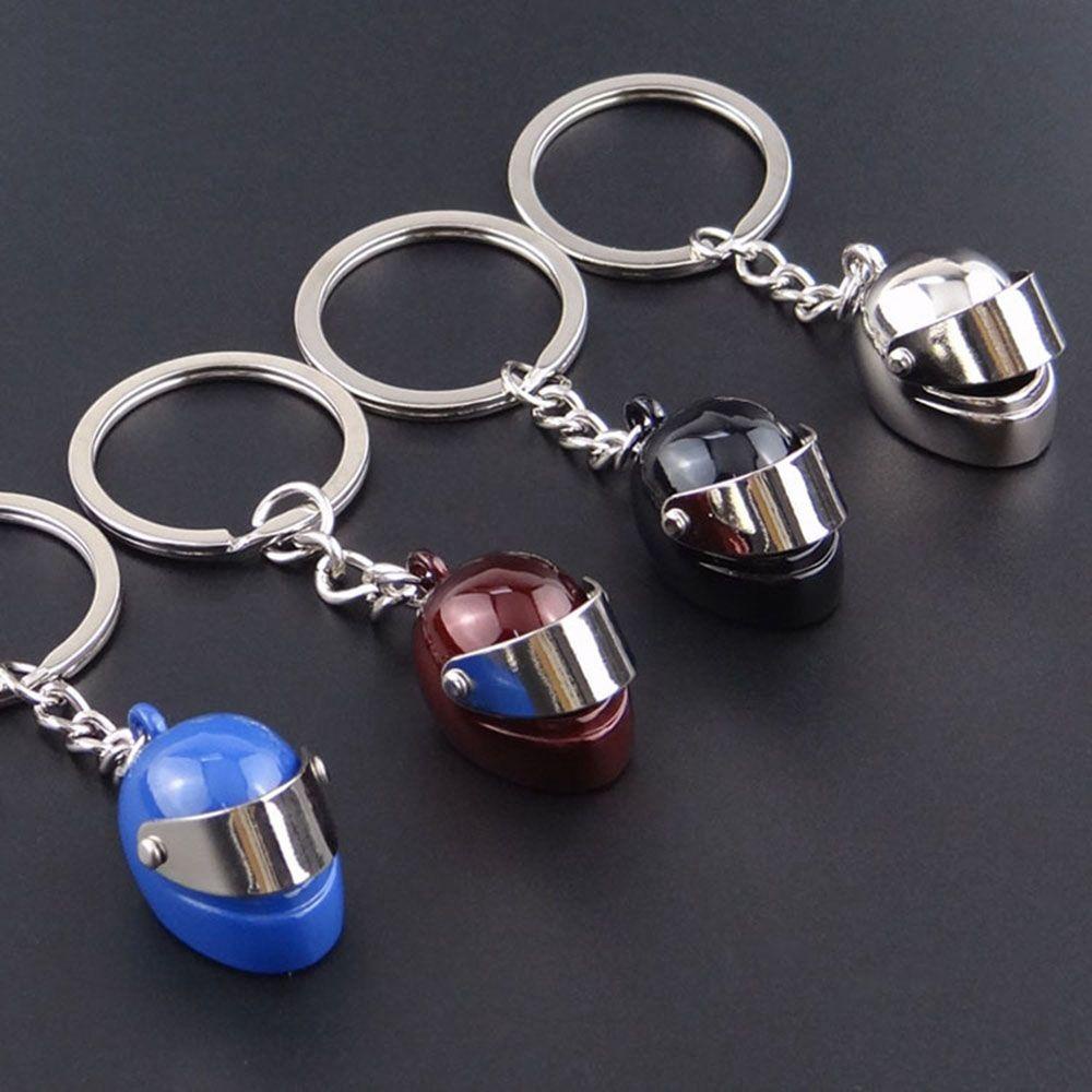 LANFY Móc Khóa Hình Xe Máy Và Nón Bảo Hiểm Dễ Thương