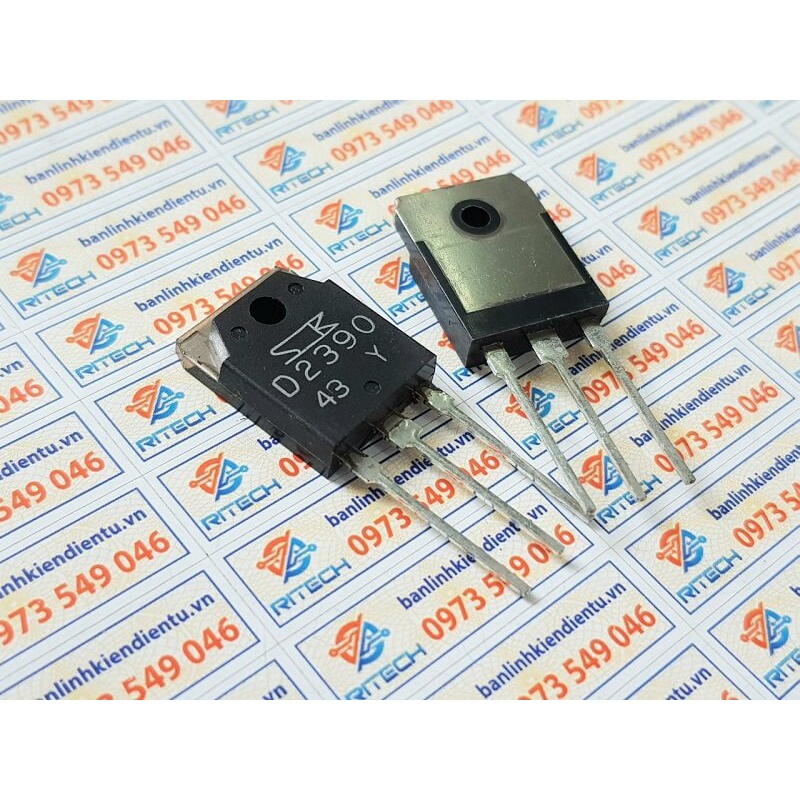 [Combo 5 chiếc] D2390 2SD2390 Transistor Darlington NPN 150V 10A TO-3P chính hãng