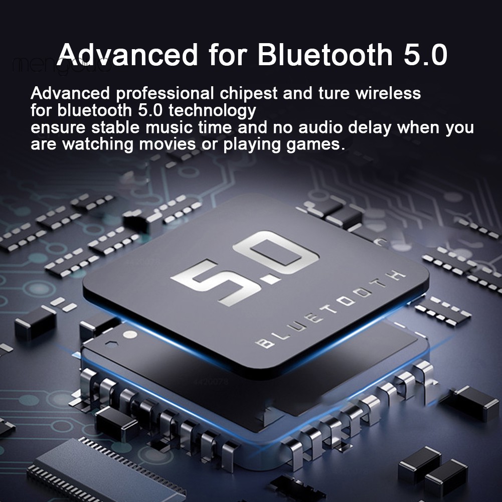 Tai Nghe Bluetooth 5.0 Md03 Tws Màn Hình Cảm Ứng Không Dây Kèm Hộp Sạc
