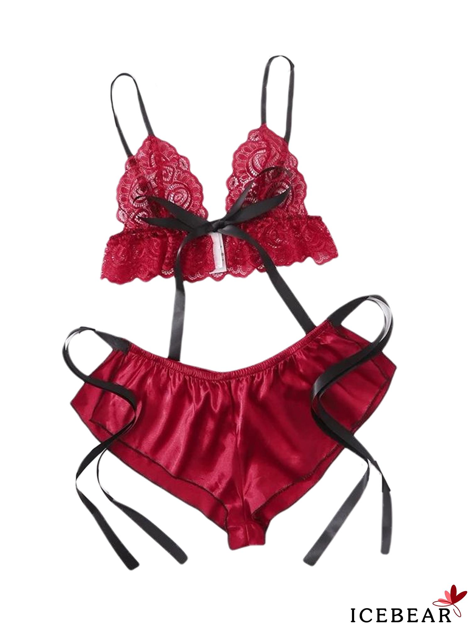 Set Đồ Ngủ 2 Dây Phối Ren Quyến Rũ Cho Nữ | BigBuy360 - bigbuy360.vn