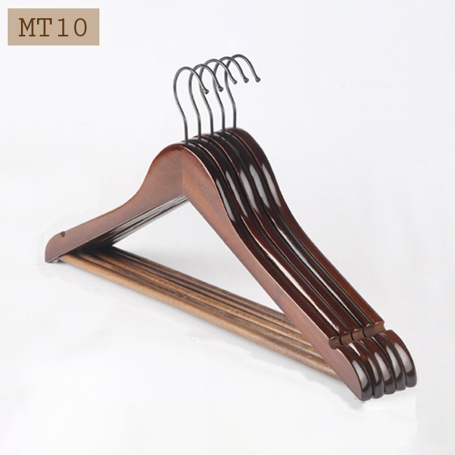 Combo 5 Móc Gỗ Treo Quần Áo Chât Liệu Gỗ Tự Nhiên, Nam