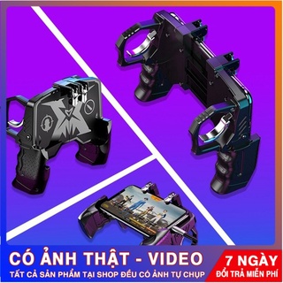 tay cầm chơi game K21 hỗ trợ 4 ngón kèm theo nút chơi nhanh nhạy trong game mobile [PepSi Shop]