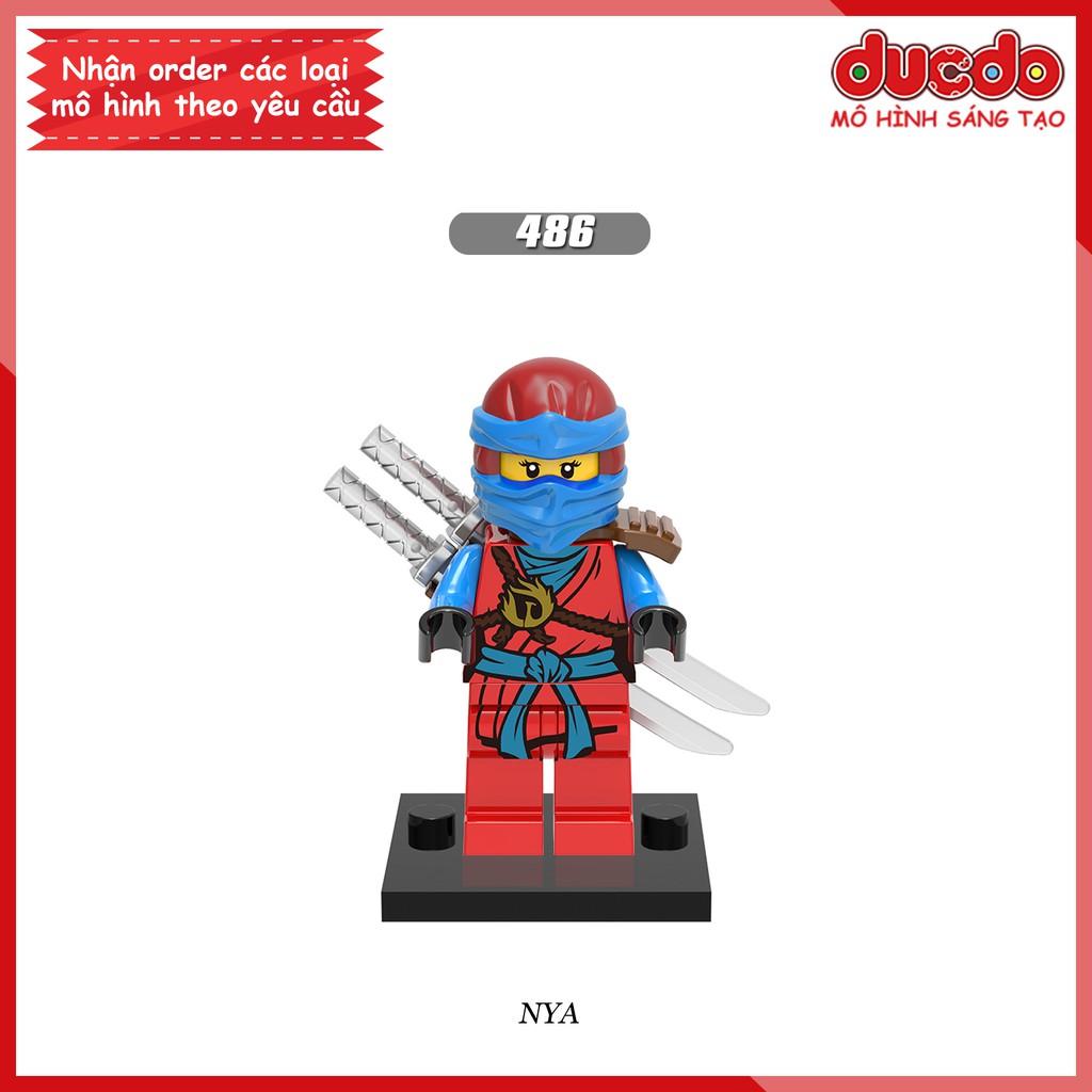 Minifigures các nhân vật Ninjago tuyệt đẹp - Đồ chơi Lắp ghép Xếp hình Mini Ninja KAI, KOZY, LLOYD Mô hình XINH 0143