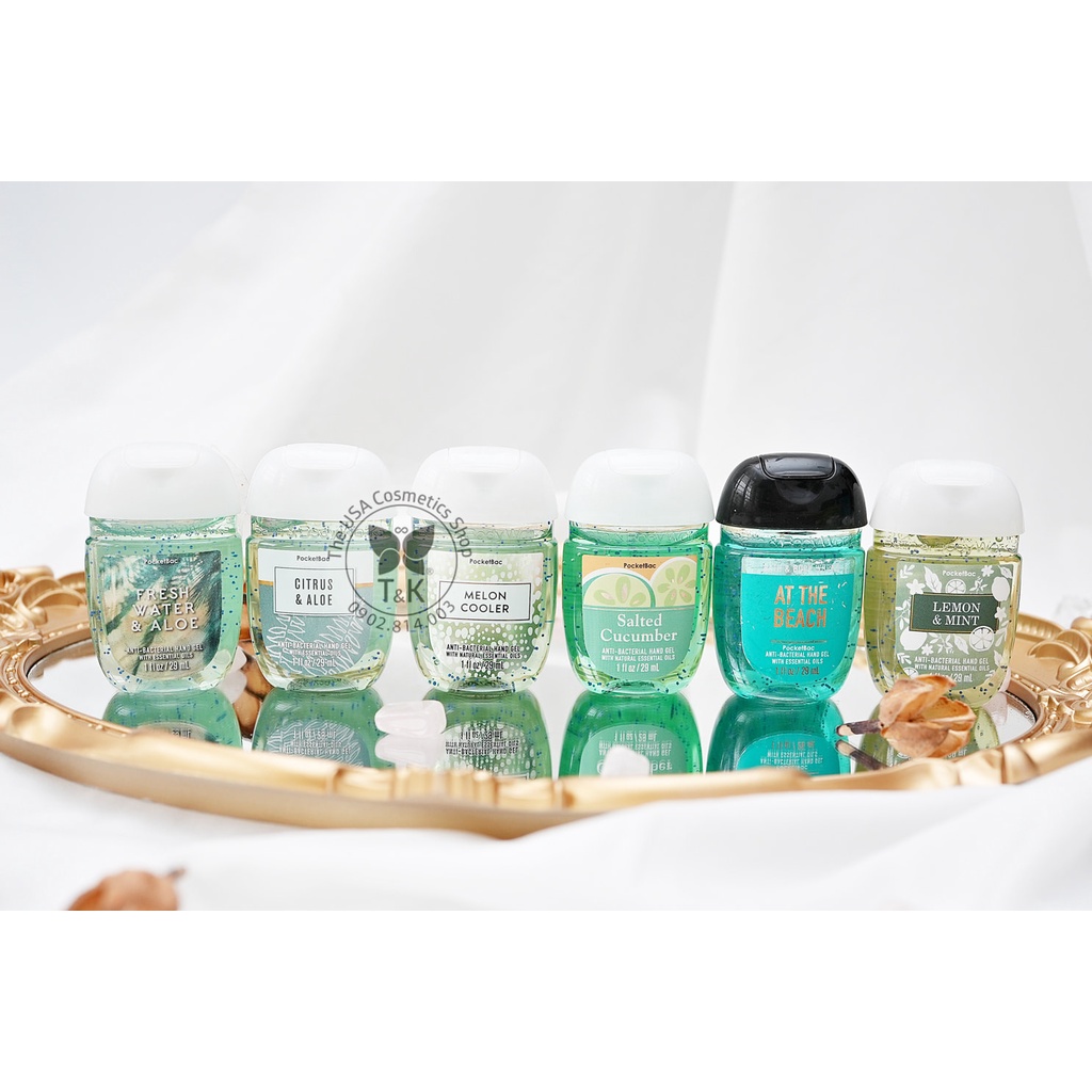 Rửa tay khô làm sạch vi khuẩn, dưỡng ẩm da tay BATH & BODY WORKS 29ml - mùi ngẫu nhiên