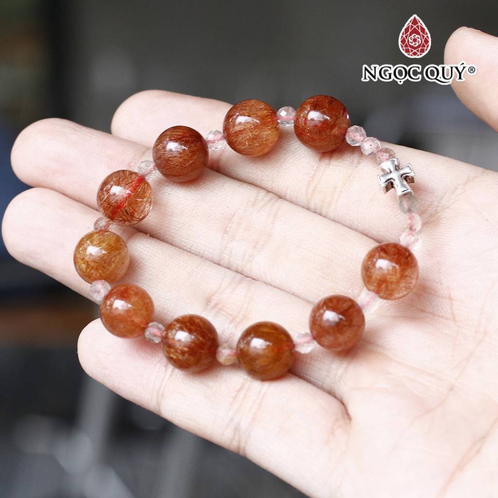 Vòng mân côi TA tóc đỏ - Ngọc Quý