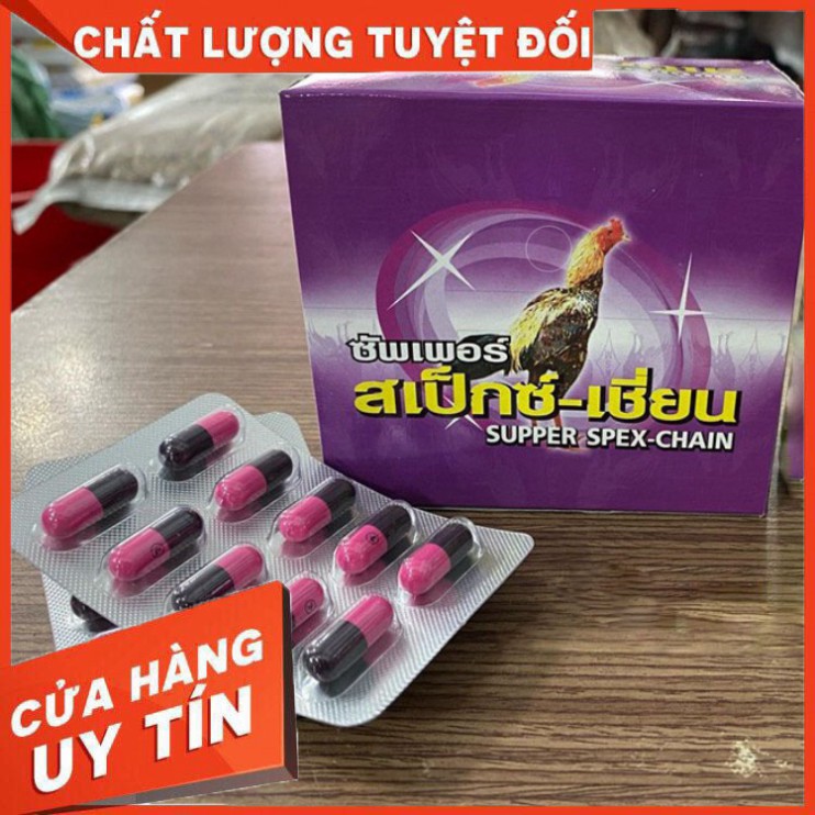 Thuốc thay lông cho gà đá 1 vĩ 10 viên-ra lông nhanh gấp 3 4 lần