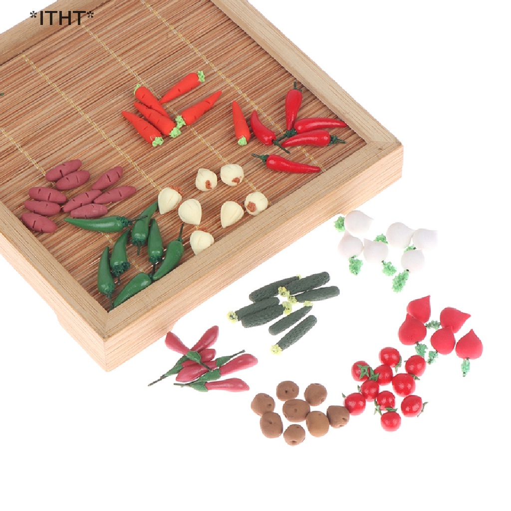 Set 10 Rau Củ Quả 1: 12 Trang Trí Nhà Búp Bê