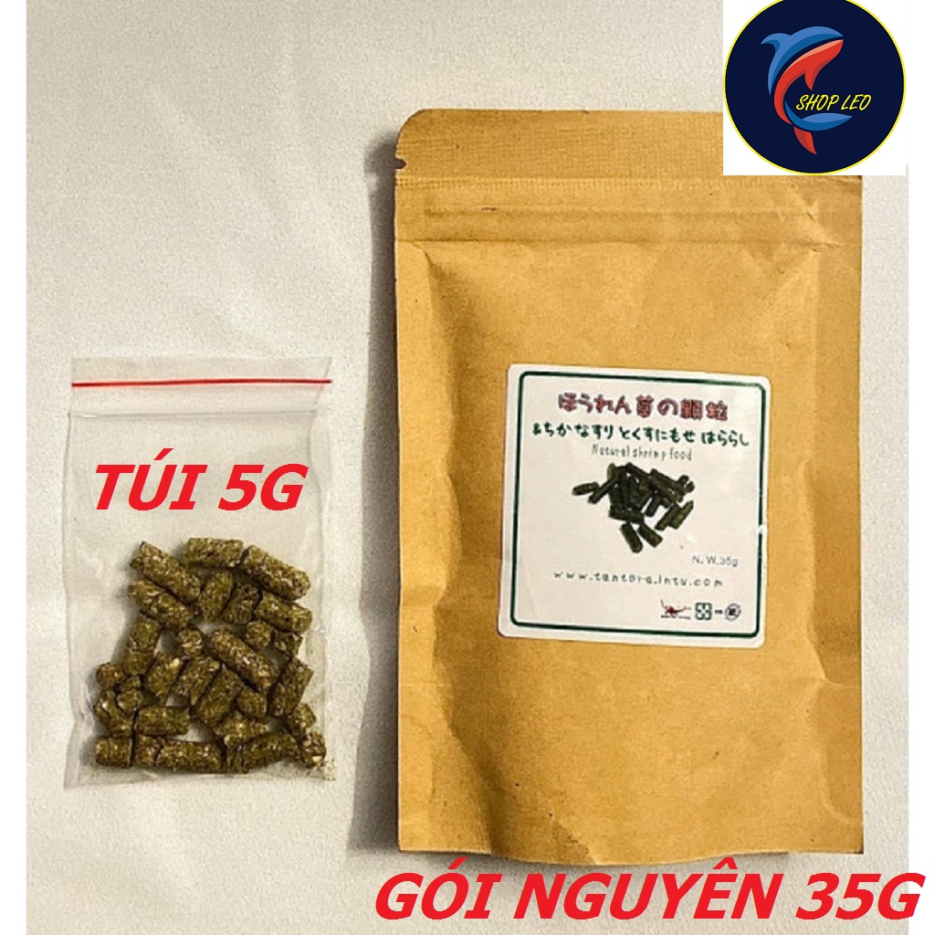 Thức Ăn Tép Cảnh Cao Cấp Từ Nhật Bản - cám cho tép cảnh - Benibachi-Bee Growns- Rau Bina - Tảo viên Spirulina - shopleo