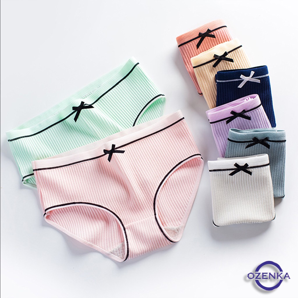 [ Mã 12FASHIONSALE1 giảm 10K đơn 50K ] [ CHỌN MÀU Quần lót nữ cotton len tăm dễ thương size M L NUTA 073 | BigBuy360 - bigbuy360.vn