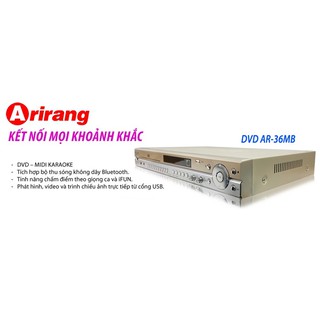 [Mã ELHACE giảm 4% đơn 300K] Đầu DVD Karaoke Arirang AR-36MB