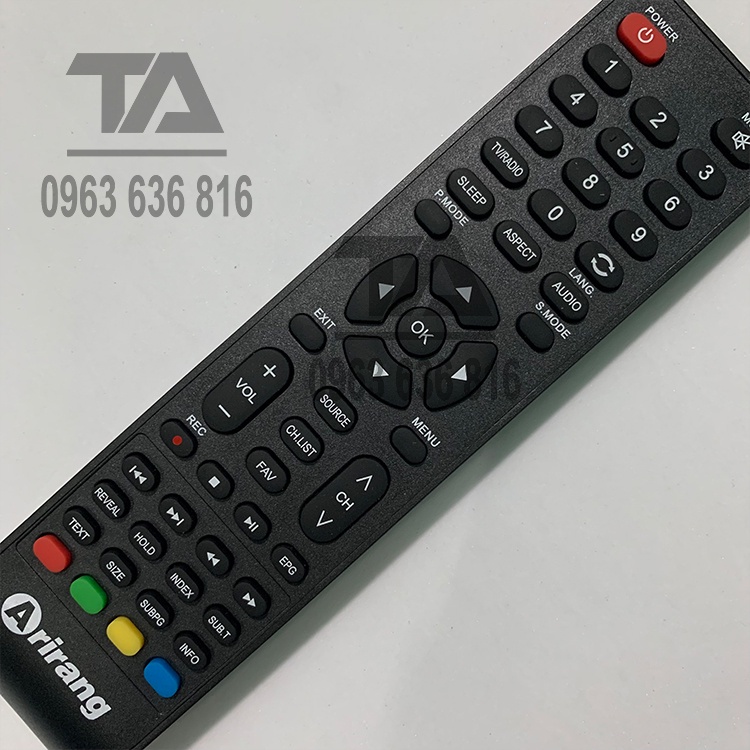 Remote Điều khiển tivi Arirang LED/LCD
